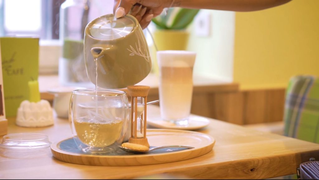 Standbild aus dem Imagevideo für das Café Silberbach